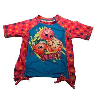 SHOPKINS Girl’s Swim Top / Size: 6
